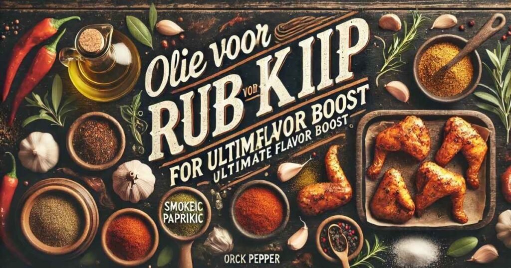 Olie voor Rub voor Kip Zelf Maken 