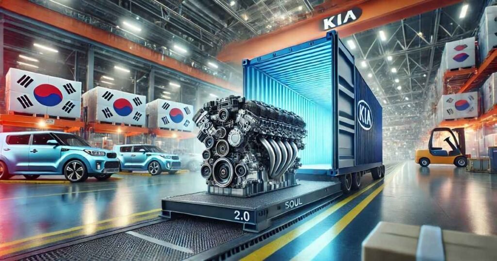 2.0 Kia Soul Korea Export Container Engine