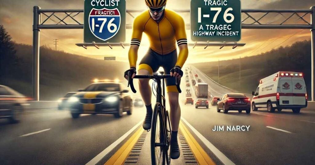 Cyclist I-76 Jim Narcy A Tragic Highway Incident