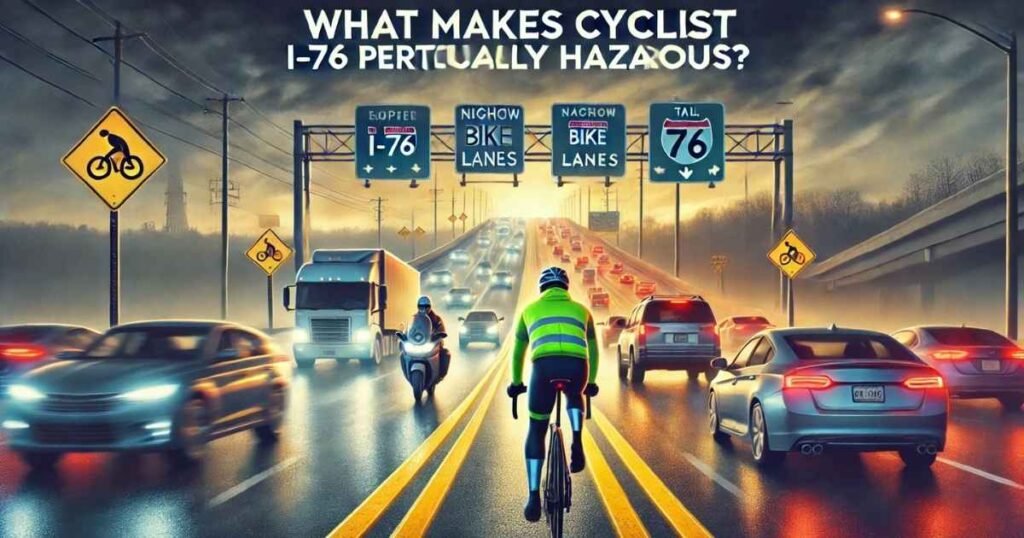 What Makes Cyclist I-76 Particularly Hazardous